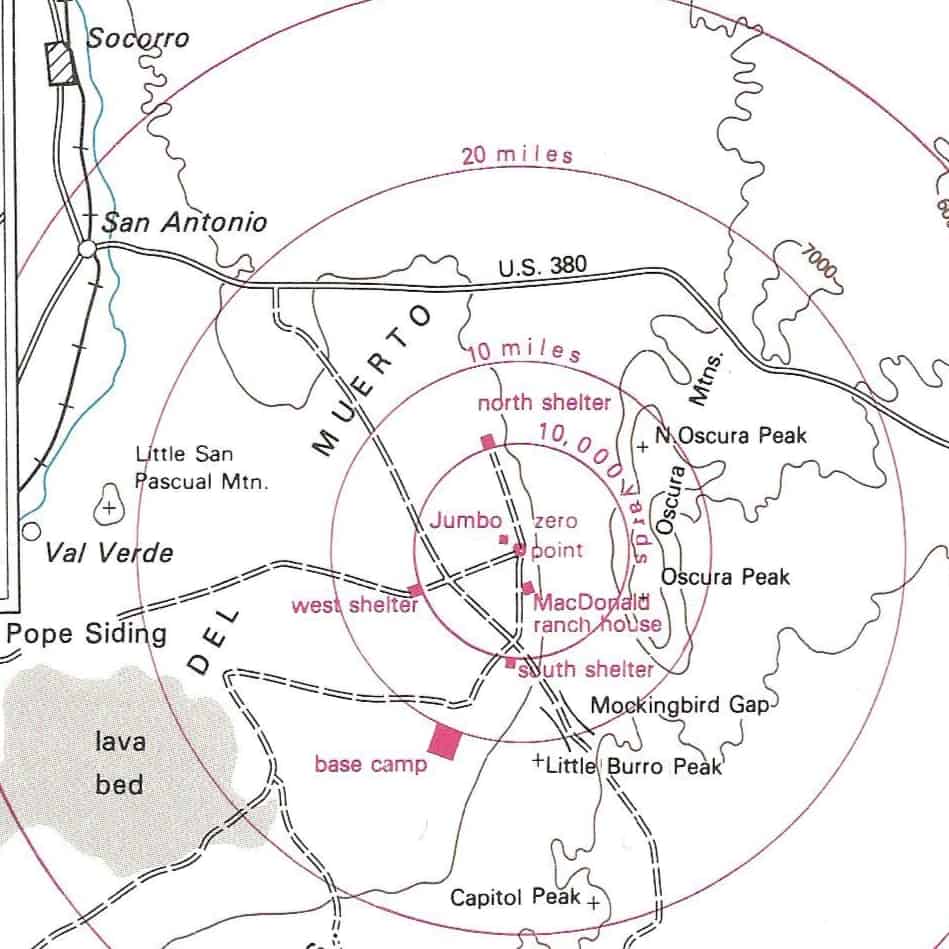 trinity ufo crash site map